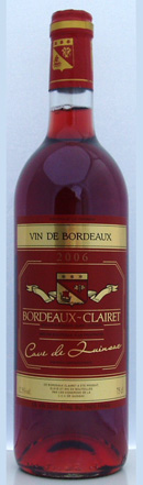 Bordeaux Clairet Cave de Quinsac